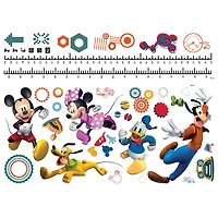 RoomMates Mickey and Friends Growth Chart Peel & Stick Wall Decals