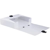 JAM Paper Clear 12.75" x 9.5" Plastic Portfolio Briefcase