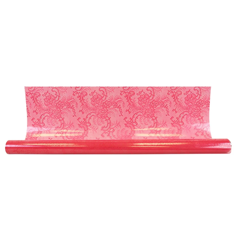 JAM Paper Lace Floral Cello Bouquet Wrap, 24" x 50ft.