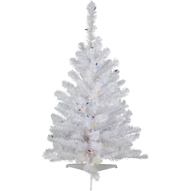 3ft. Pre-Lit Snow White Artificial Christmas Tree