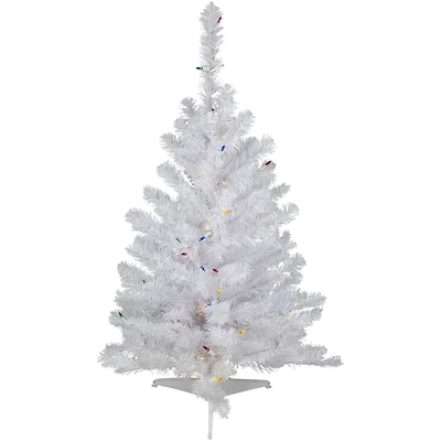 3ft. Pre-Lit Snow White Artificial Christmas Tree