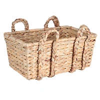Household Essentials Wicker Storage Basket with Handles