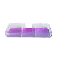Iridescent 4-Compartment Acrylic Desk Organizer by Ashland®