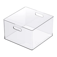 13" x 13" Clear Storage Bin with Handles by Simply Tidy™