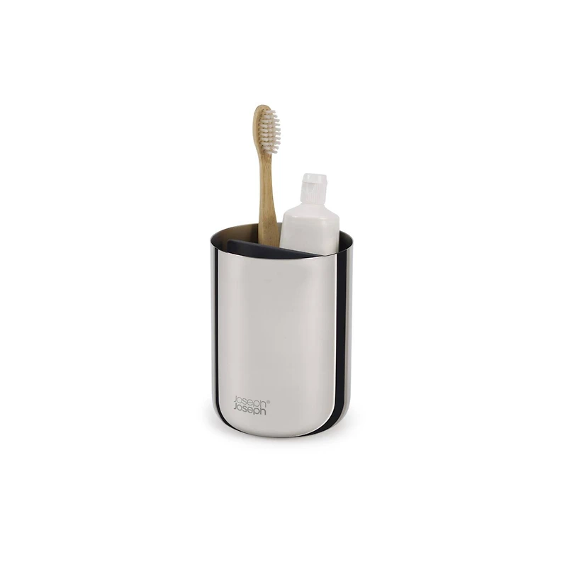 Joseph Joseph EasyStore Luxe Stainless-steel Toothbrush Caddy
