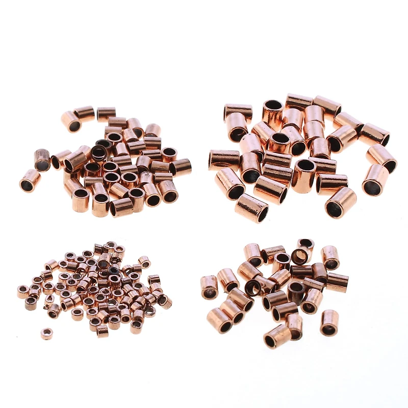 The Beadsmith® Assorted Copper Plated Crimp Tubes, 600ct.