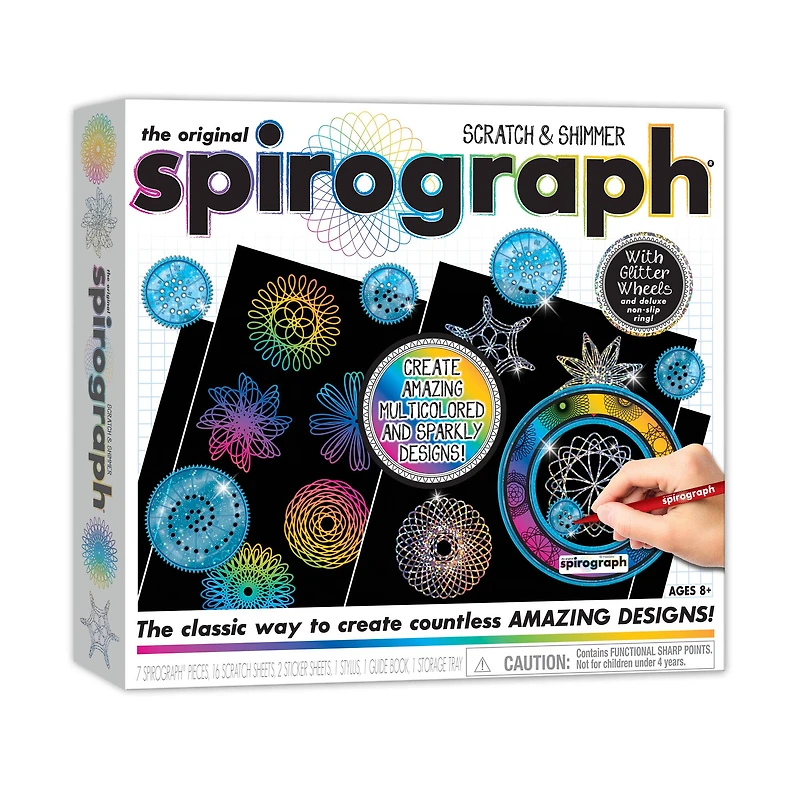 The Original Spirograph® Scratch & Shimmer