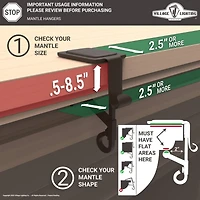 Mantel Garland & Christmas Stocking Holder