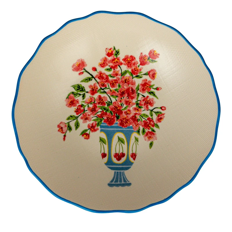 Hello Honey® 11" Country Garden Stoneware Salad Bowl