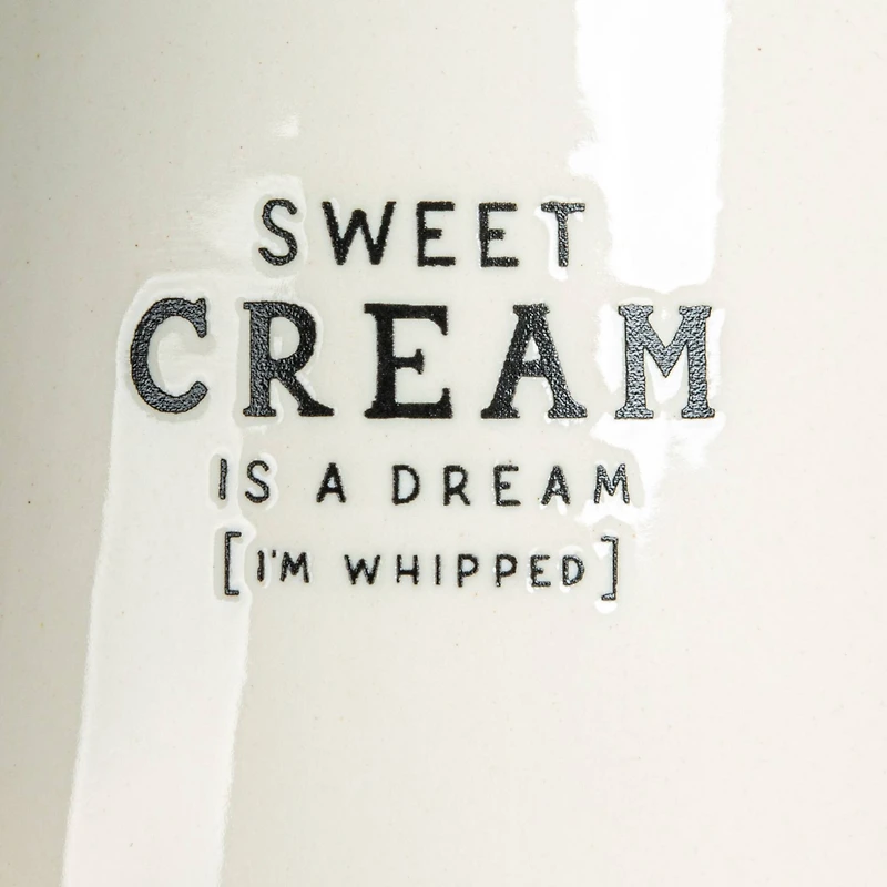 Hello Honey® White Charming Stoneware Creamer & Sugar Pot Set with Spoon