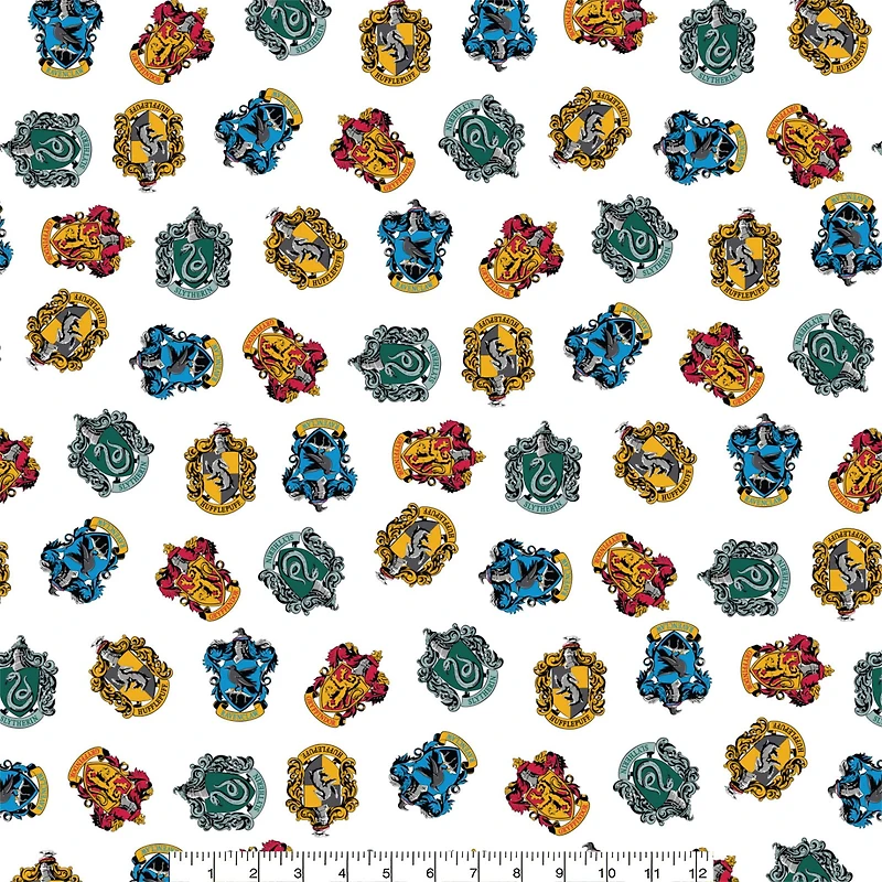 Harry Potter™ School Crest Cotton Fabric