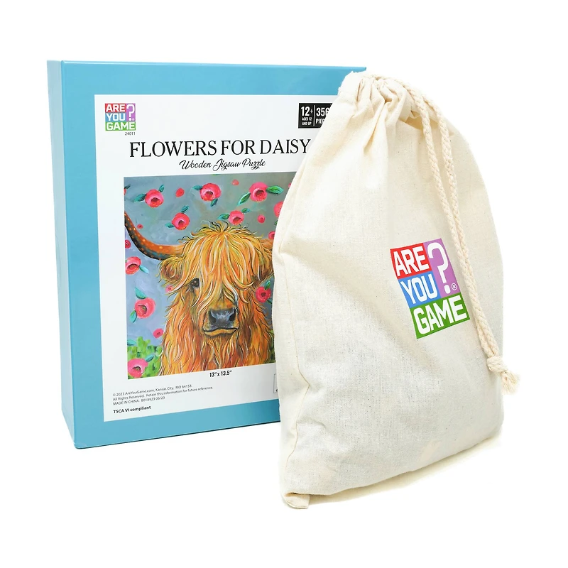 Wooden Jigsaw Puzzle - Flowers for Daisy: 356 Pcs