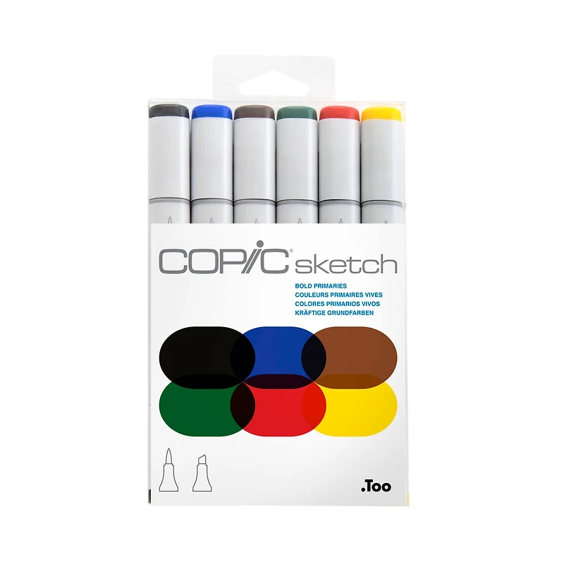 Copic® Bold Primaries Sketch Marker Set