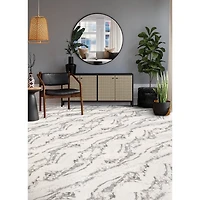 FloorPops Piazza Marble Peel & Stick Floor Tiles