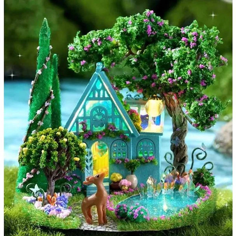 Wizardi Abundant Moment Miniature Dollhouse Roombox Kit