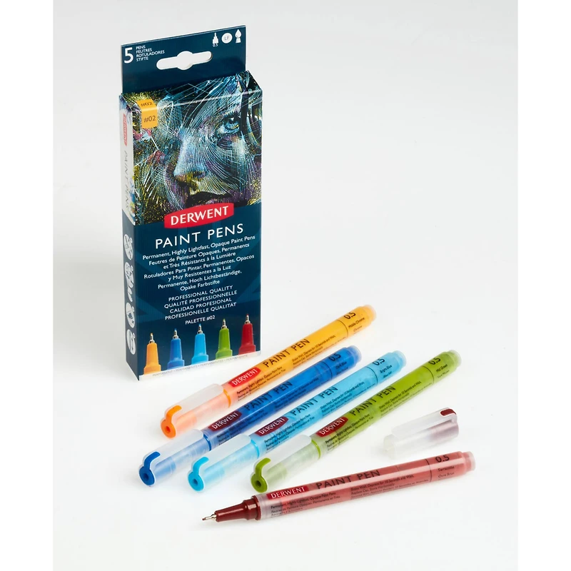 Derwent® Paint Pen Palette Set #02