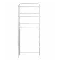 Mind Reader White 3-Tier Over the Toilet Rack