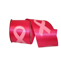 JAM Paper 2.5" x 25yd. Pink Breast Cancer Awareness Ribbon