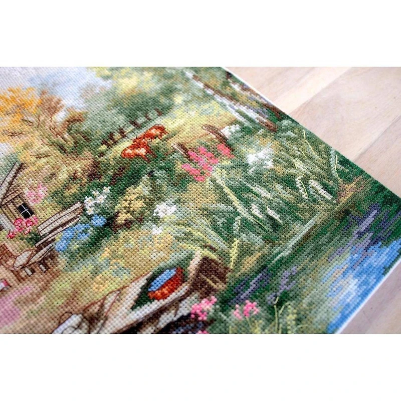 Luca-s Village Landscape Counted Cross Stitch Kit