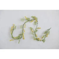 Hello Honey® Faux Botanical Garland with Yellow Flowers