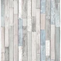 InHome Weathered Plank Shore Peel & Stick Wallpaper