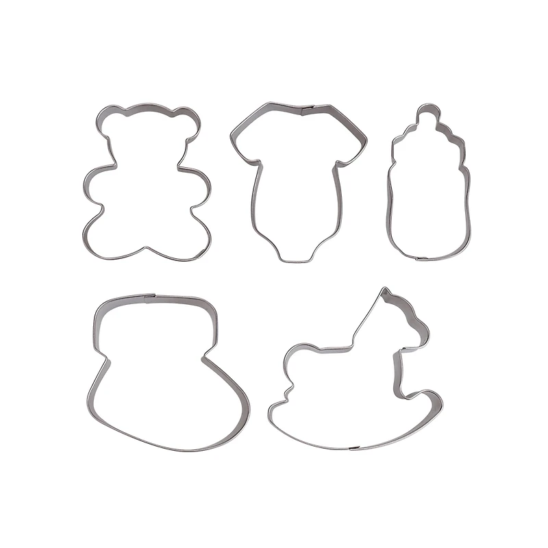 Baby Stainless Steel Mini Cookie Cutter Set by Celebrate It®