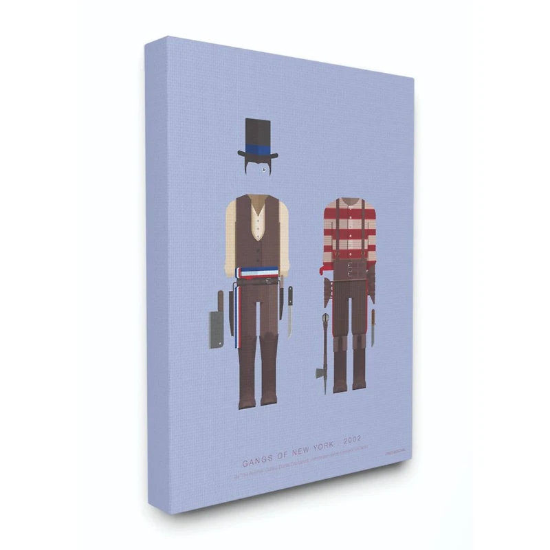 Stupell Industries Gangs of New York Canvas Wall Art