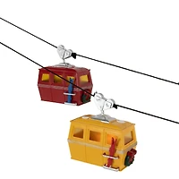 Christmas Village LED Lighted Animated & Musical Trolley Car Ride