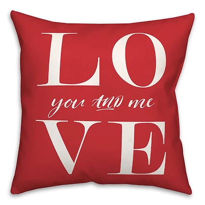 Love Letters Throw Pillow