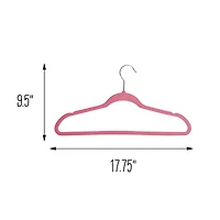 Honey Can Do Slim-Profile Non-Slip Velvet Hangers