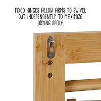 Honey Can Do Wall-Mounted Swivel Clothes Drying Rack