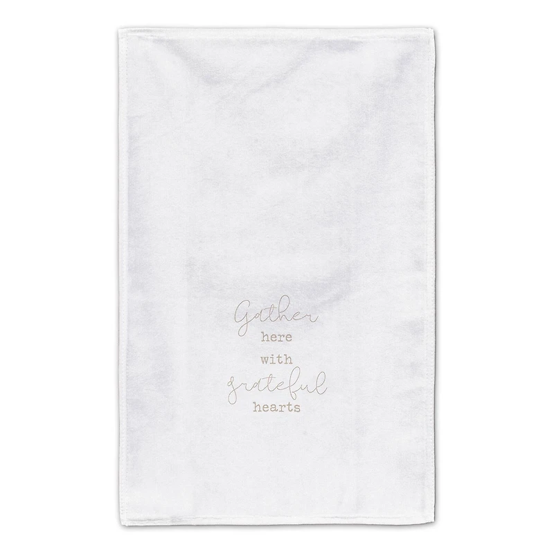 Gather Grateful Hearts Tea Towel Set