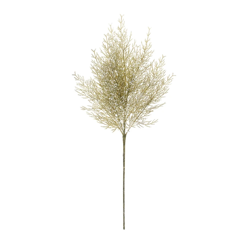 Glittered Green Cedar Sprays, 6ct.