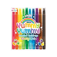 OOLY Yummy Yummy Scented Twist Up Crayons, 10ct.