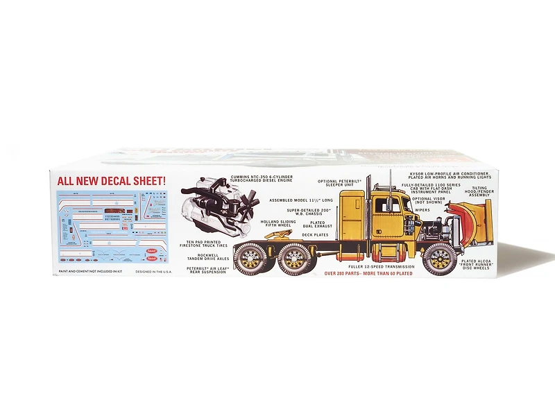 AMT® Peterbilt® 359 Cross Country Hauler 1:25 Scale Model Kit