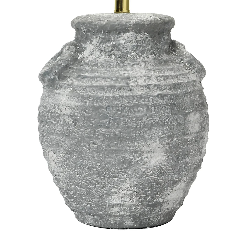 Hello Honey® 23" Gray Terra Cotta Table Lamp
