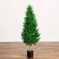 4ft. UV Resistant Artificial Cypress Tower Tree (Indoor/Outdoor)