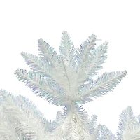 6ft. Unlit Sparkle White Spruce Pencil Artificial Christmas Tree