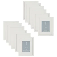 12 Pack: White 5" x 7" Narrow Frame With Mat, Aspect By Studio Décor®