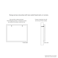 Stupell Industries Until God Opens the Door Phrase Faith Based Design Canvas Wall Art