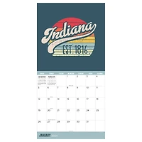 TF Publishing 2025 Home: Indiana Wall Calendar