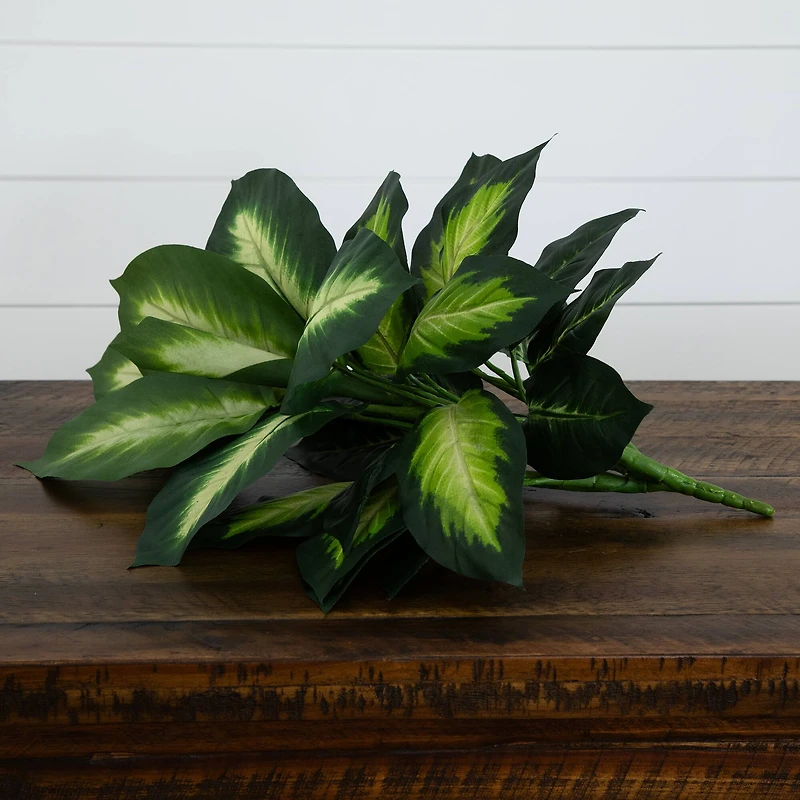 20" Artificial Golden Dieffenbachia Plant, 6ct.
