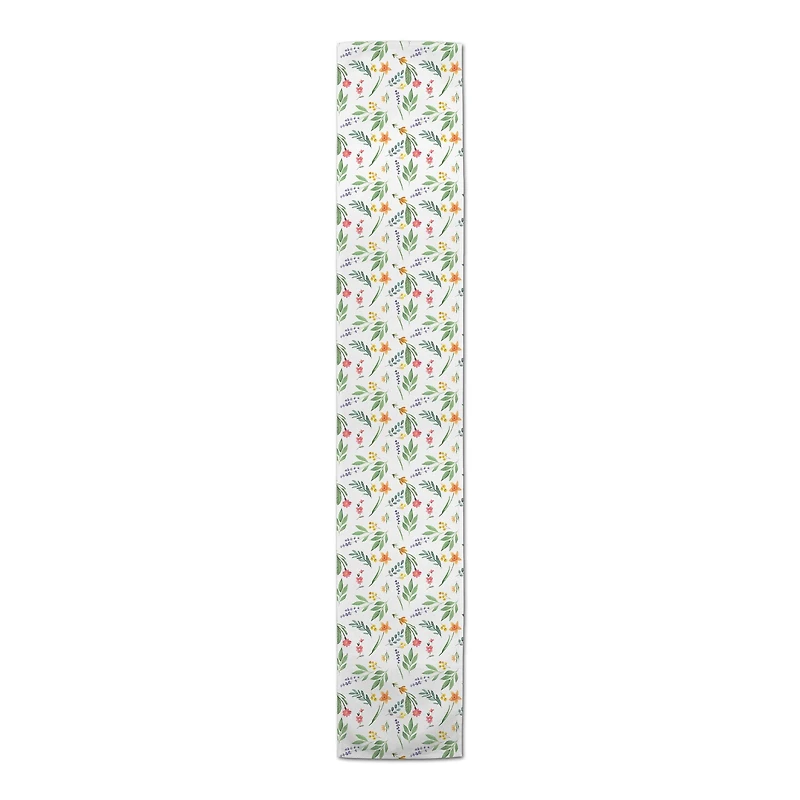 Spring Flower Bunches 16" x 90" Cotton Twill Runner
