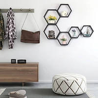 NEX™ Hexagon Floating Shelf Set