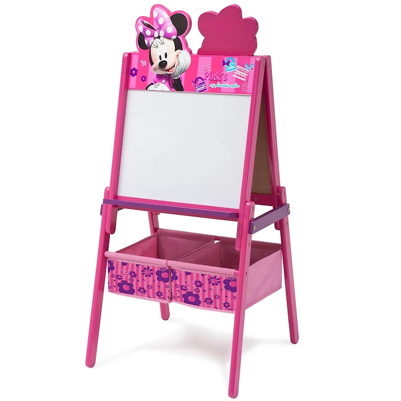 Disney® Minnie Mouse Wooden Double Sided Easel with Storage