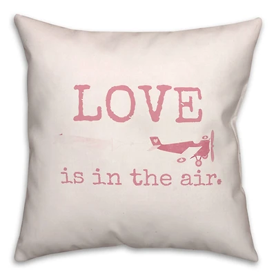 Love Is In The Air 18" x 18" Throw Pillow