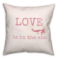 Love Is In The Air 18" x 18" Throw Pillow