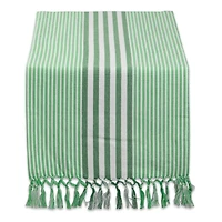DII® 72" Grass Green Stripes Table Runner