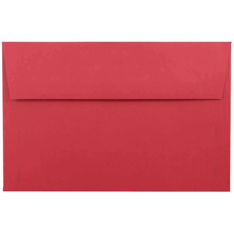 JAM Paper 6"x 9" Brite Hue Christmas Colored Invitation Envelopes