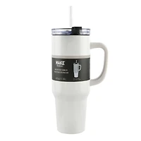 40oz. Stainless Steel Sublimation Tumbler with Handle by Make Market®